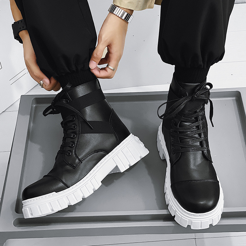 British fashion motorcycle boots B2