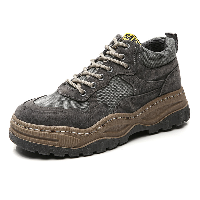 casual trendy running shoes B14 grey