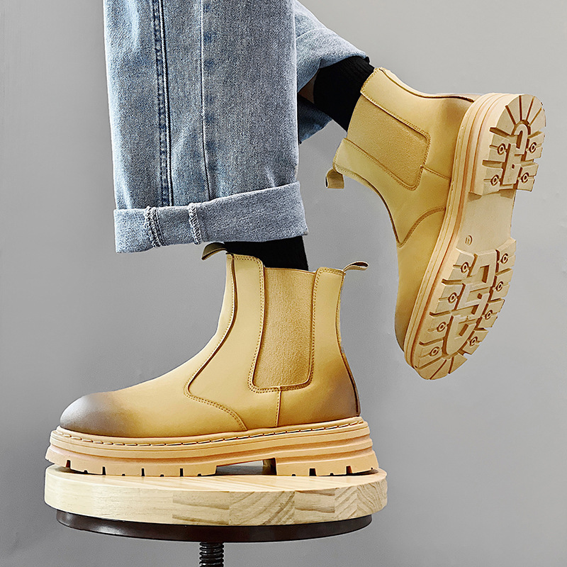 chelsea martin boots B17 yellow