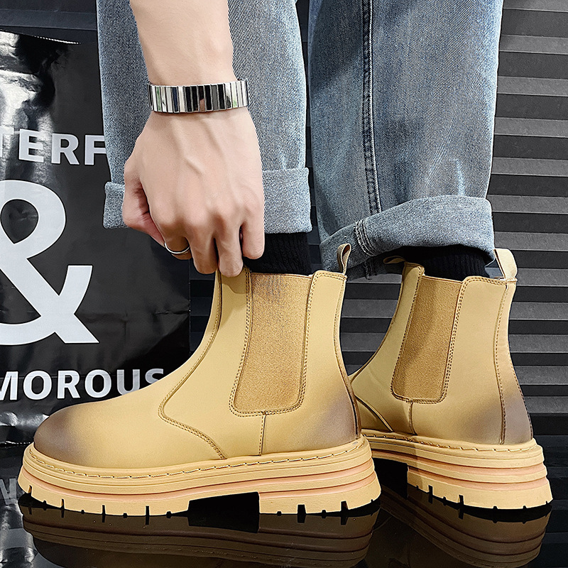 chelsea martin boots B17 yellow