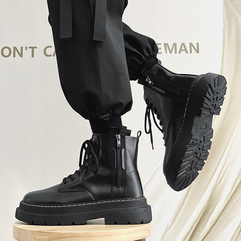 High top motorcycle boots B4