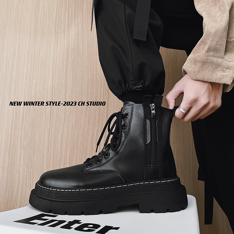 High top motorcycle boots B4