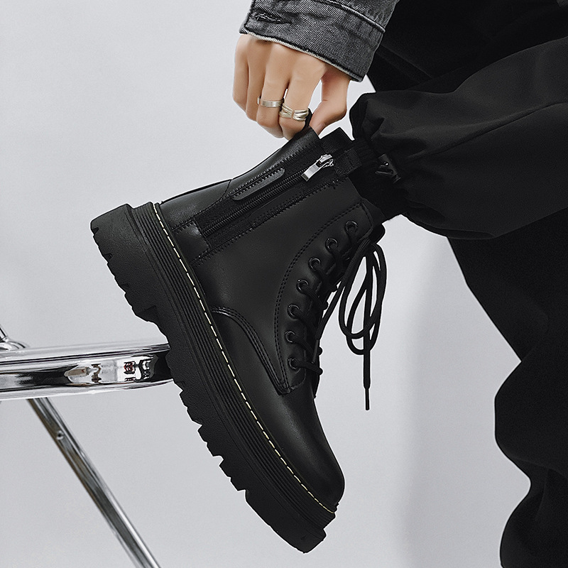 High top motorcycle boots B4