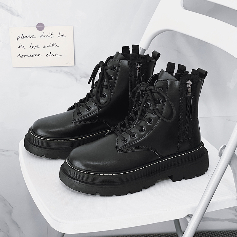High top motorcycle boots B4