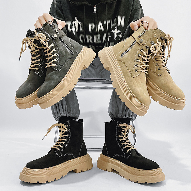 Hong Kong Fan Motorcycle Boots B8 Ash