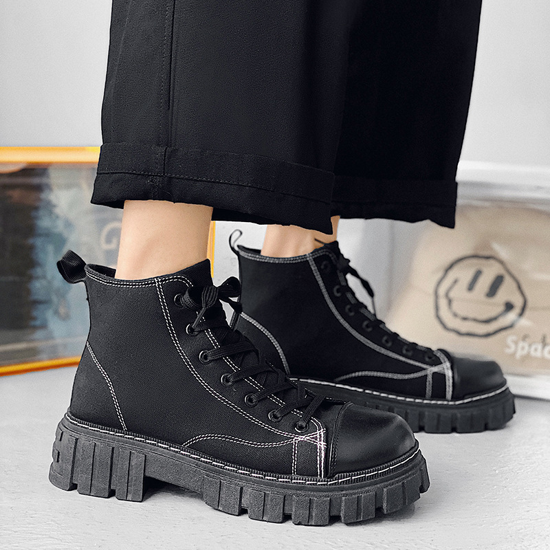 Hong Kong style high end boots B26 black