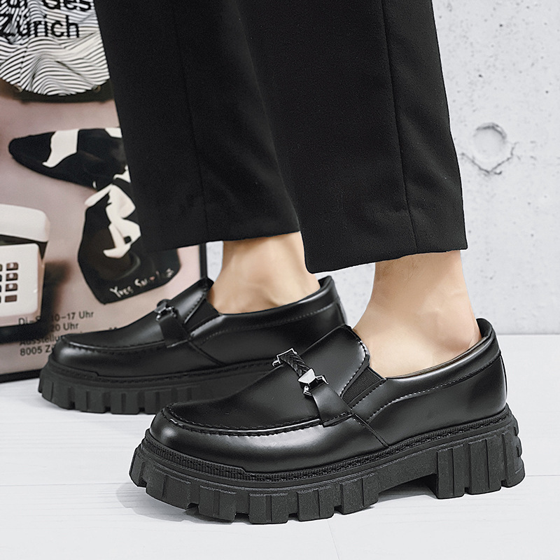 Hong Kong style leather shoes B83