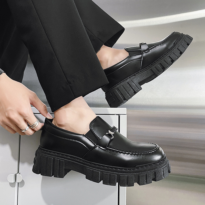 Hong Kong style leather shoes B83