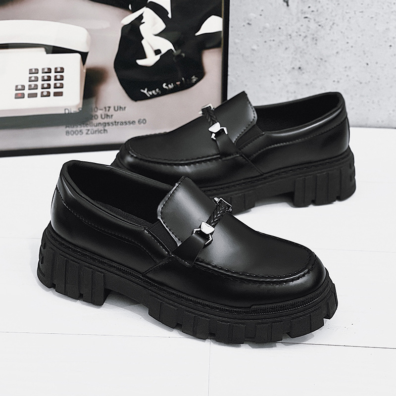 Hong Kong style leather shoes B83