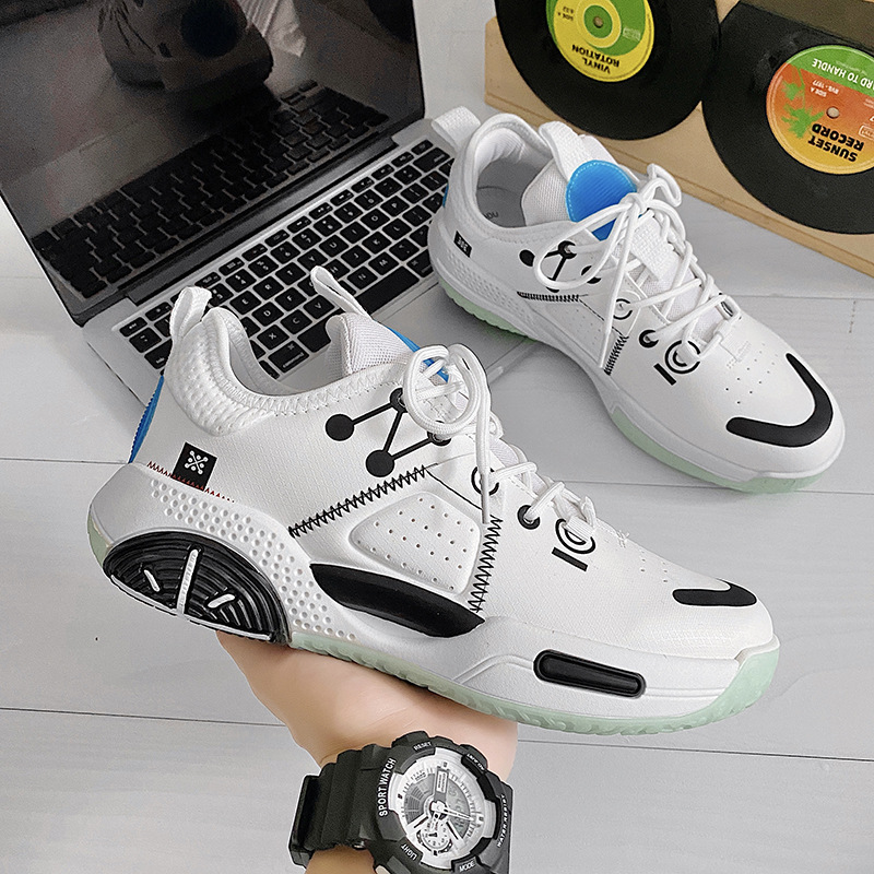 Hong Kong style sports shoes B56 White