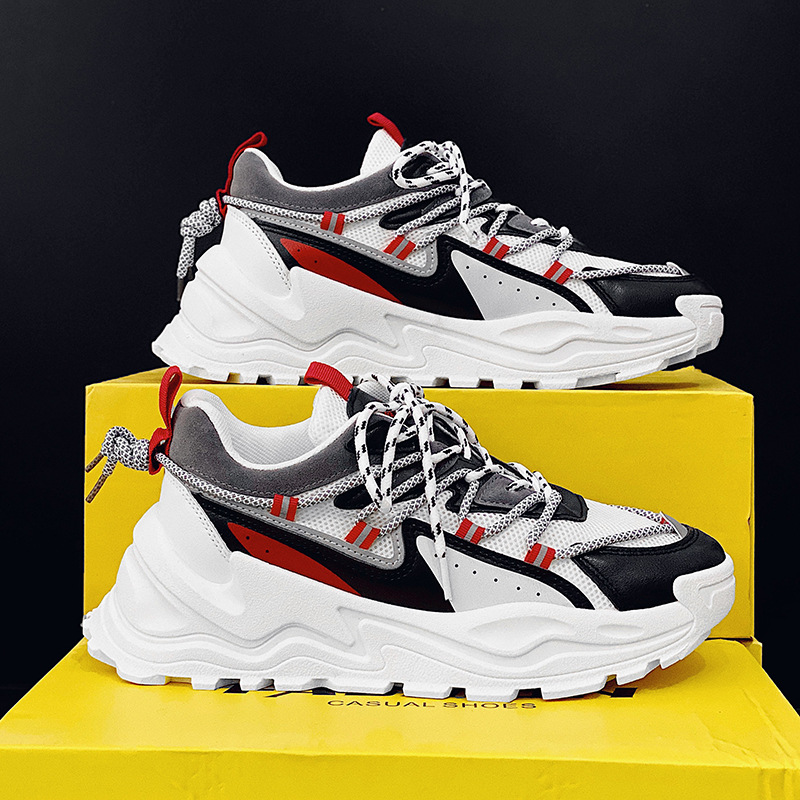 internet celebrity daddy shoes B86 red