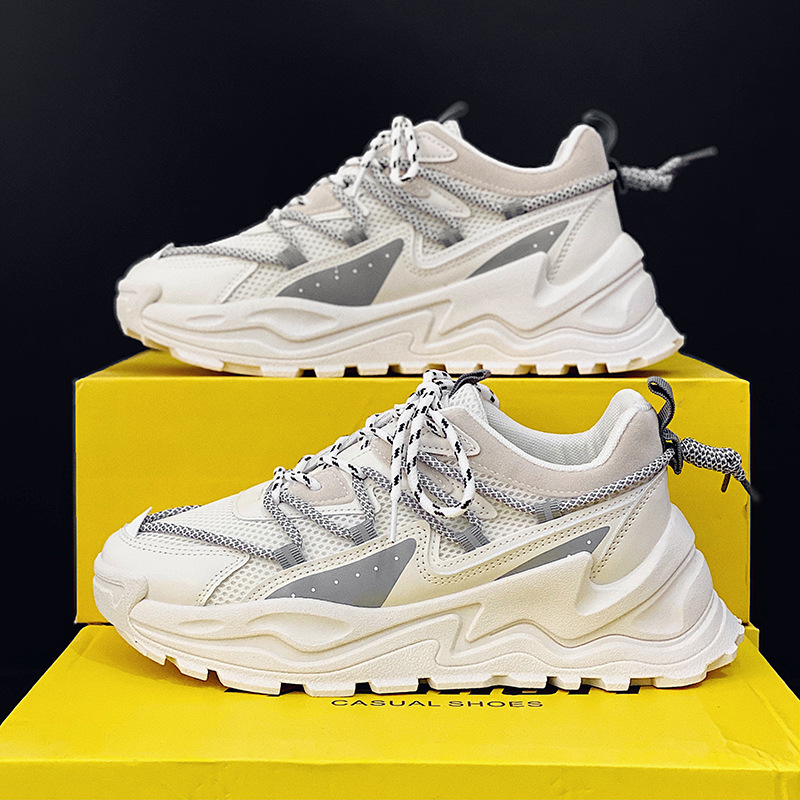 internet celebrity daddy shoes B87 beige