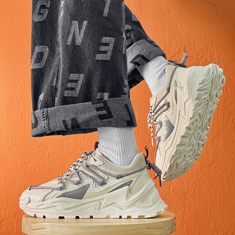 internet celebrity daddy shoes B87 beige