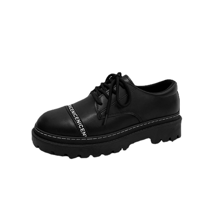 Japanese style youth leather shoes B84