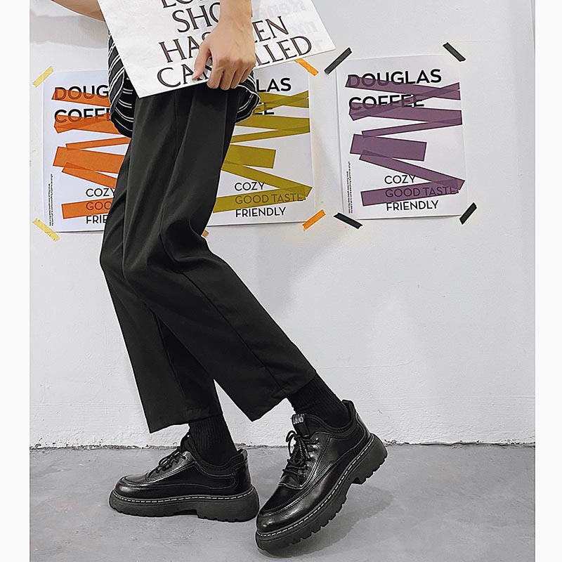 low top leather shoes B79