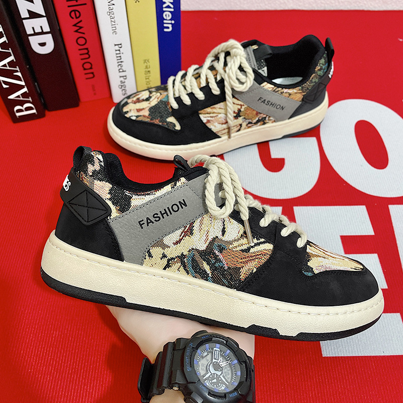 men's canvas shoes B67 black