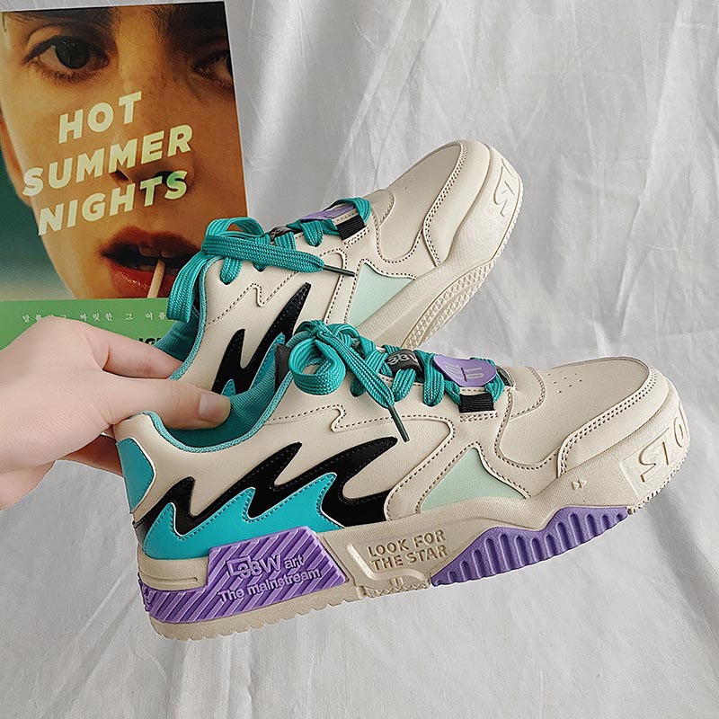 men's trendy skate shoes B58 beige