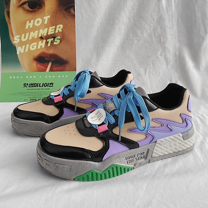 men's trendy skate shoes B59 black