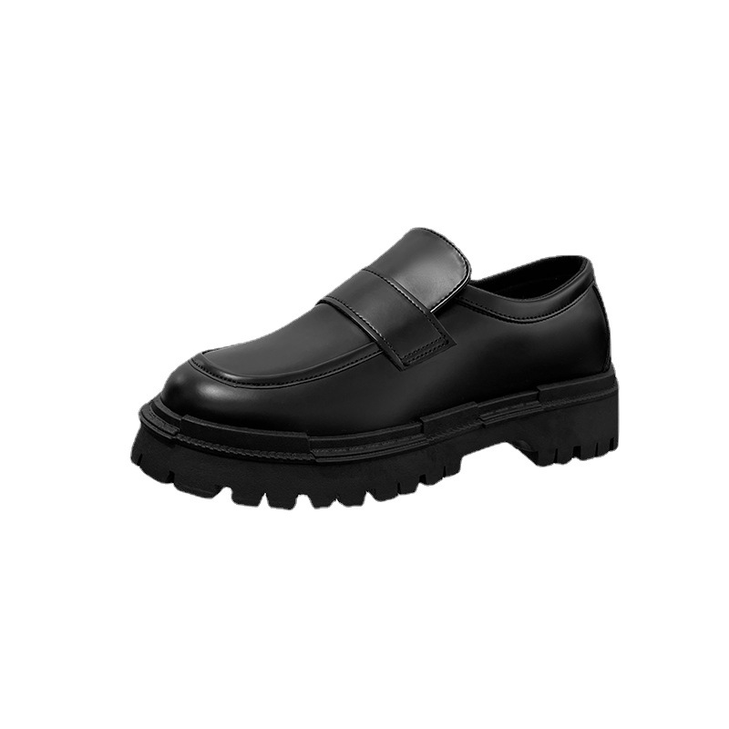 slip on leather shoes B82