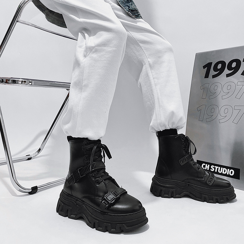 trendy forest men's boots B36