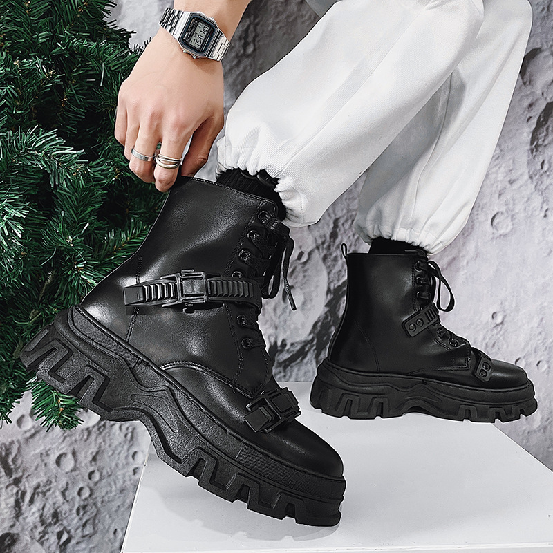 trendy forest men's boots B36