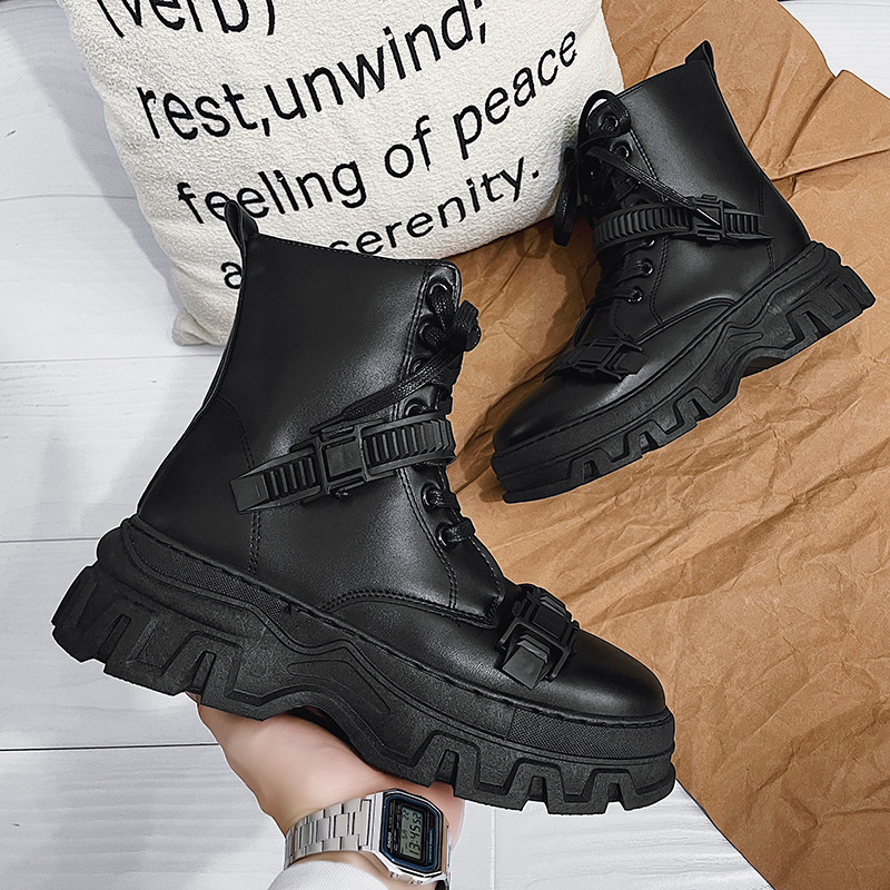 trendy forest men's boots B36