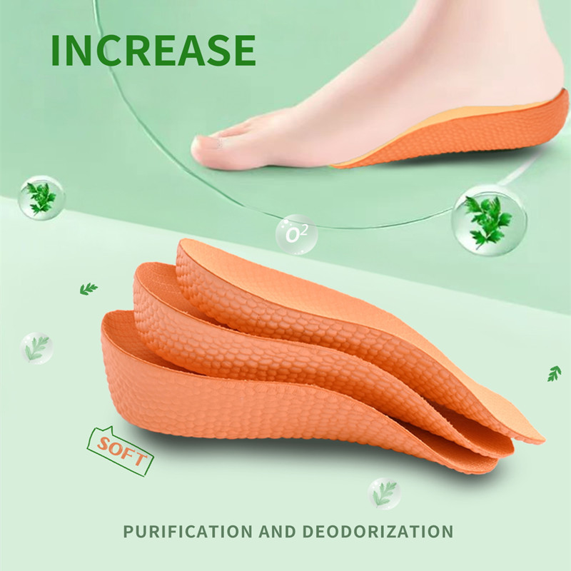 Heightening insoles for men and women B91 orange